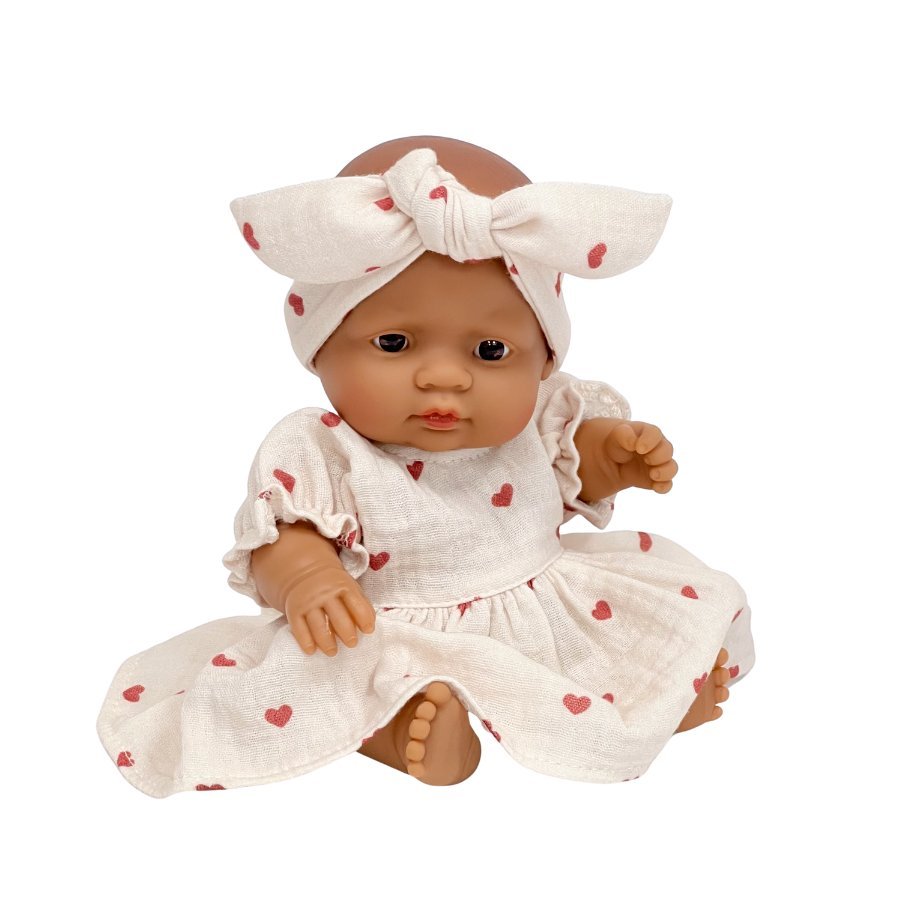 Lalka Miniland 21 cm, Hiszpanka + komplet ubranek Przytullale