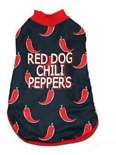 Płaszcz filcowy z nadrukiem Chili Peppers - Ubrania dla psów - Rozmiar 30 - Ochrona przed zmianami temperatury - Proste umieszczenie - Otwór na dole - Mi&Dog - Płaszcze damskie - miniaturka - grafika 1