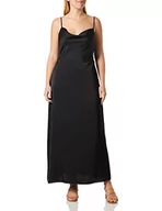 Sukienki - Vila Damska sukienka Viravenna Strap Ankle Dress-Noos, czarny, 36 - miniaturka - grafika 1