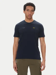 Aeronautica Militare T-Shirt 251TS2429J634 Granatowy Regular Fit - Koszulki męskie - miniaturka - grafika 1