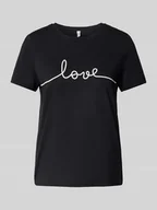 Koszulki i topy damskie - T-shirt o kroju regular fit z czystej bawełny model ‘KAMI’ - miniaturka - grafika 1