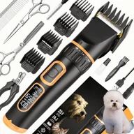 Maszynki i nożyczki dla psów - MASZYNKA DO STRZYŻENIA PSÓW PSA KOTA KONIA CICHA BEZPRZEWODOWA BARDZO MOCNA - miniaturka - grafika 1