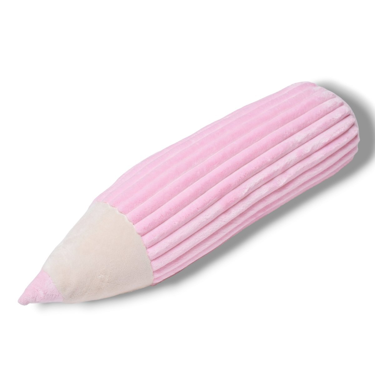 Kredka pluszowa zagłówek długa poduszka ochraniacz jasny róż