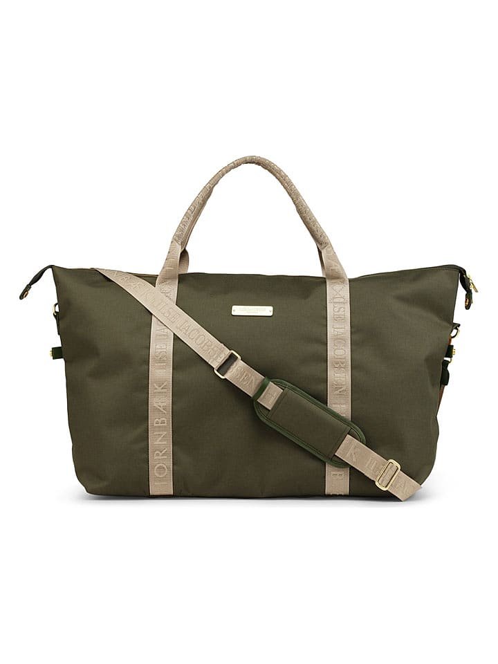 Ilse Jacobsen Shopper bag w kolorze khaki - 60 x 38 cm