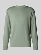Koszulki męskie - Bluza z prążkowanymi wykończeniami model ‘EMANUEL’ - miniaturka - grafika 1