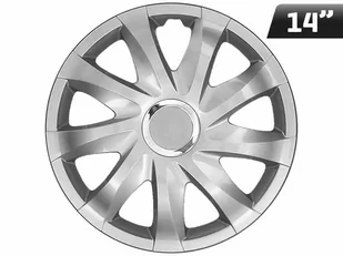 Kołpaki DRIFT silver laquered + ring 14", 4 szt. - Kołpaki samochodowe - miniaturka - grafika 1