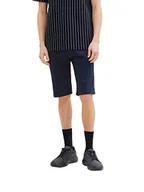 Spodenki damskie - TOM TAILOR Denim 1034976 Szorty bermudy Slim Chino Mężczyźni, 10668 - Sky Captain Blue, S - miniaturka - grafika 1