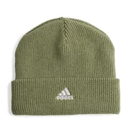 Czapki dla dzieci - Dziecięca Czapka zimowa ADIDAS LK BEANIE IY7844 – Oliwkowy - miniaturka - grafika 1