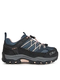 CMP Trekkingi Kids Rigel Low Trekking Shoe Wp 3Q54554 Granatowy - Buty trekkingowe dziecięce - miniaturka - grafika 1