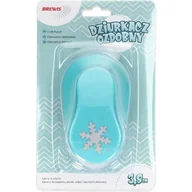 Przybory szkolne - BREWIS Dziurkacz ozdobny 3.8cm Śnieżynka D38-59 - miniaturka - grafika 1