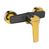 Baterie umywalkowe - Kuchinox Bateria prysznicowa czarna Alanis2 - miniaturka - grafika 1