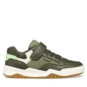 Buty dla chłopców - Sneakersy Geox J Perth Boy J367RE 054FU C3009 S Zielony - miniaturka - grafika 1