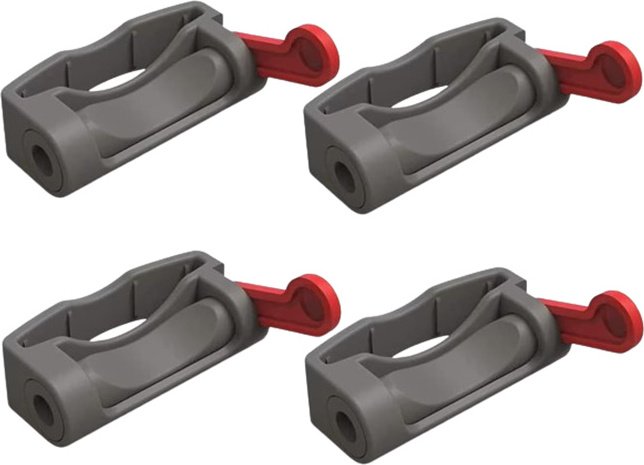 INF 4-pakowy klips z przyciskiem włączania/wyłączania, kompatybilny z odkurzaczami Dyson V15/V10/V11/V8/V7/V6 Absolute/Animal/Silnik