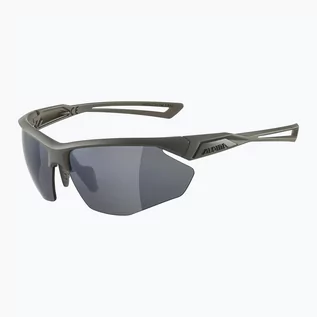 Okulary sportowe - Alpina Okulary rowerowe Alpina Nylos HR szare 8635321 - grafika 1