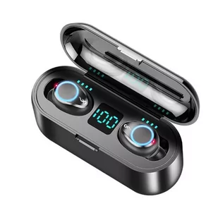 Słuchawki Bezprzewodowe F9 Tws Powerbank + Kabel - Słuchawki - miniaturka - grafika 2