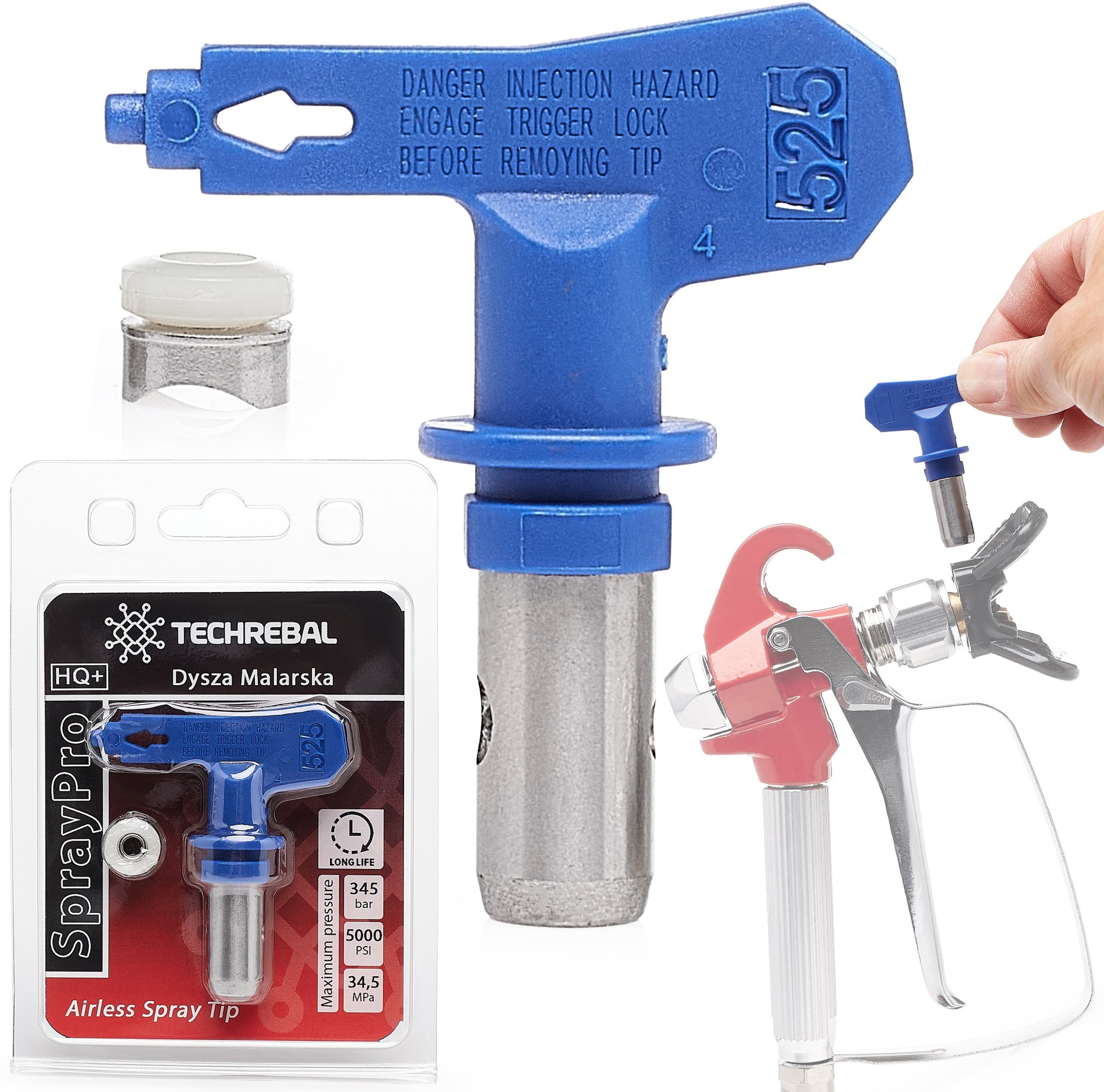 Dysza Malarska 525 do Pistoletu Malarskiego Techrebal Titan Wagner Dedra HQ