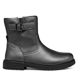 Kozaki Geox Jr Eclair J049QB 000BC C1357 D Szary - Buty dla dziewczynek - miniaturka - grafika 1