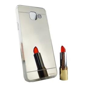 Etui na telefon komórkowy Samsung Galaxy A3 2016 Mirror Soft Case Protective Cover Silver - Etui i futerały do telefonów - miniaturka - grafika 1