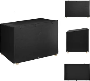 vidaXL Pokrowiec na huśtawkę 12 oczek 215x150x130/150cm polietylen - Pokrowce ochronne na meble ogrodowe - Pokrowce na meble ogrodowe - miniaturka - grafika 1