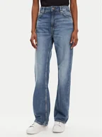 Spodnie damskie - BOSS Jeansy C_Ada 50542481 Granatowy Straight Fit - miniaturka - grafika 1