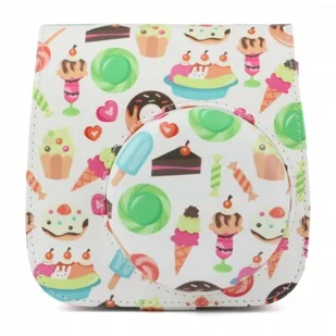 LOVEINSTANT Pokrowiec Futerał Etui Pokrowiec Do Fujifilm Instax Mini 9 8 Lody SB4540 - Torby fotograficzne i futerały - miniaturka - grafika 1