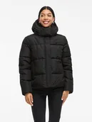 Kurtki damskie - Vila Kurtka zimowa w kolorze czarnym - miniaturka - grafika 1