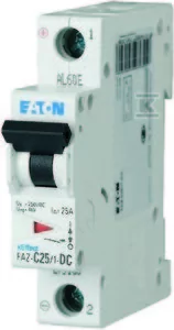 Eaton Wyłącznik nadprądowy 1P C 16A 15kA DC FAZ C16/1-DC 279128 279128 - Bezpieczniki elektryczne - miniaturka - grafika 1