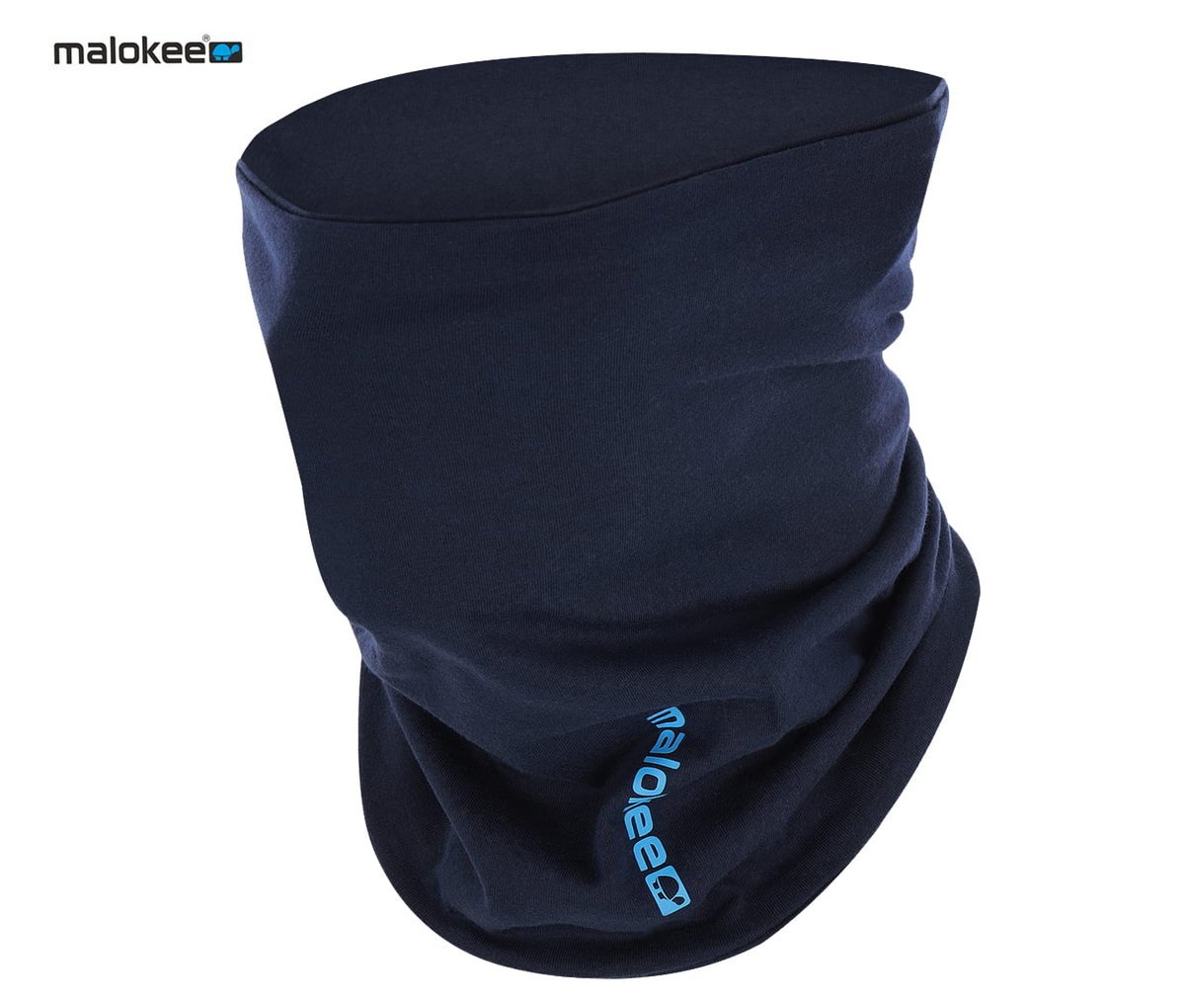 Komin bawełniany granatowy termoaktywny ocieplacz tuba