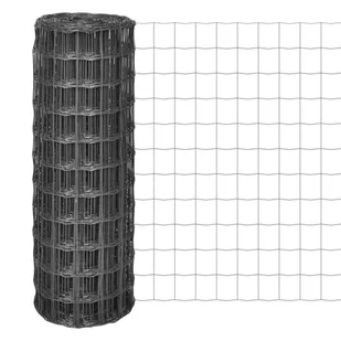 vidaxl Ogrodzenie Euro 10x1,2 m z siatki stalowej 77x64 mm - Ogrodzenia - miniaturka - grafika 5