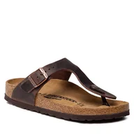 Klapki i japonki damskie - Japonki Birkenstock Gizeh Bs 0743833 Brązowy - miniaturka - grafika 1