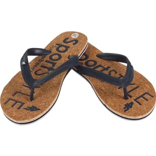 Klapki 4f W H4L19-KLD002 30S ciemny granat brązowe granatowe - 4F - Klapki i japonki damskie - miniaturka - grafika 1