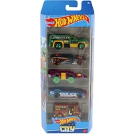 Samochody i pojazdy dla dzieci - Hot Wheels Samochodziki 5-Pak City HTV39 - miniaturka - grafika 1