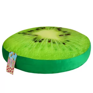 Poduszka Okrągła Illusione 40x40x7 cm, Kiwi - Poduszki dekoracyjne - miniaturka - grafika 1