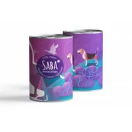 Mokra karma dla psów - Mokra karma dla psa - kaczka z ryżem i burakami SABA 850g - miniaturka - grafika 1