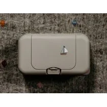 Funkybox Pojemnik na chusteczki To go Beige Boat - Chusteczki nawilżane - miniaturka - grafika 1