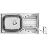 Zlewozmywaki z baterią - Deante Zlewozmywak DOPPIO satyna + Bateria chrom ZENA0113 ZENA0113 - miniaturka - grafika 1