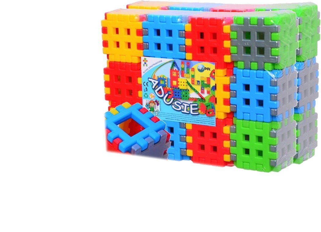 MEGA PAKA wafle ADUSIE KOSTKA 144 elementy