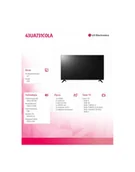 Telewizory - LG LED 43" 43UA731C0LA.AEEQ - miniaturka - grafika 1