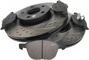 Przednie klocki + WIERCONE NACINANE tarcze hamulcowe ATM 300mm Ford Kuga 2013-2019 - Tarcze hamulcowe Przednie klocki + WIERCONE NACINANE tarcze hamulcowe ATM 300mm Ford Kuga 2013-2019 - Tarcze hamulcowe - miniaturka - grafika 2