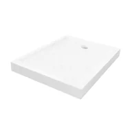 Brodziki prysznicowe - Brodzik prostokątny New Trendy Mild Stone 110x90x11,5 biały akryl B-0534 - miniaturka - grafika 1