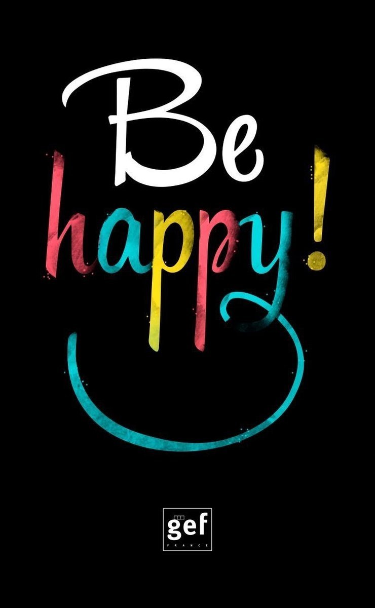 PODKŁADKA POD MYSZ Z Nadrukiem 22x18cm Be Happy Smile Uśmiech Tekst Prezent