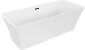 Wanny - Mexen Tonia wanna wolnostojąca 170 x 75 cm, biała, przelew czarny - 52171707500-70 - miniaturka - grafika 1