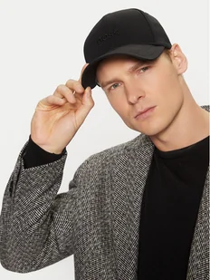 BOSS Czapka z daszkiem 50495121 Czarny - Czapki męskie - miniaturka - grafika 1