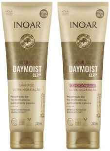 Inoar Inoar Absolut CLR Szampon + Odżywka nawilżająca 2x240ml 9091/K - Zestawy kosmetyków damskich - miniaturka - grafika 1