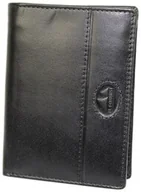 Portfele - Portfel Męski Skórzany EL FORREST Skóra Bydlęca Duży Pionowy Bez Zapięcia Dwa Skrzydełka RFID CZARNY 896 61 13 x 10 x 3 [cm] - miniaturka - grafika 1
