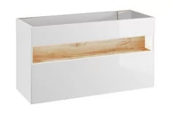 Szafki łazienkowe - Comad Bahama White szafka 120 cm podumywalkowa wisząca Biel Alpejska/Dąb Wotan BAHAMAWHITE854FSC - miniaturka - grafika 1