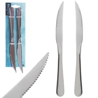 Noże kuchenne - NOŻE DO STEKÓW BURGERÓW PIZZY MIĘS SZTUĆCE STALOWE 2 SZTUKI NÓŻ ORION 831172 - miniaturka - grafika 1