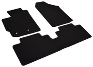 Dywaniki samochodowe - Toyota Yaris Ii 2006-8/2011R. - Czarne Dywaniki Welurowe W Jakości Economy - miniaturka - grafika 1