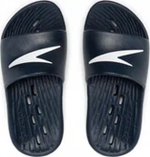 Buty dla dziewczynek - Speedo Klapki Na Basen Dziecięce Speedo Slide Junior Navy R.38 - miniaturka - grafika 1