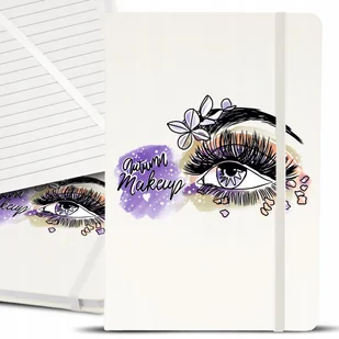 Notes A5 Biały Dla Makijażystki AUTUMN MAKEUP Wz - Notesy i bloczki - miniaturka - grafika 1
